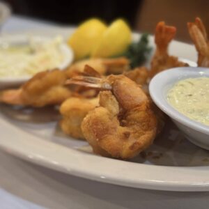 Fried Jumbo Shrimp at Sea Shore Restaurant