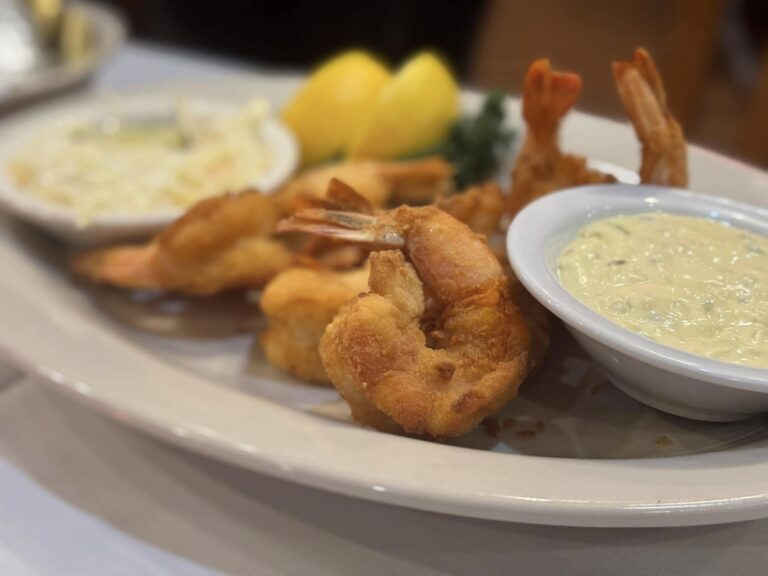 Fried Jumbo Shrimp at Sea Shore Restaurant